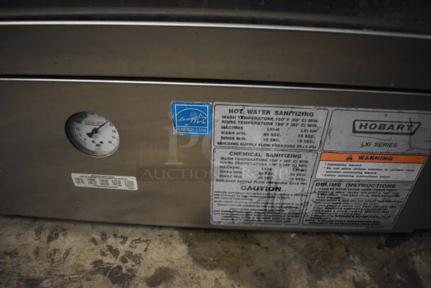 Hobart LXIH Stainless Steel Commercial Undercounter Dishwasher. 120/208-240 Volts, 1 Phase. 24x27x34 - Image 8 of 8