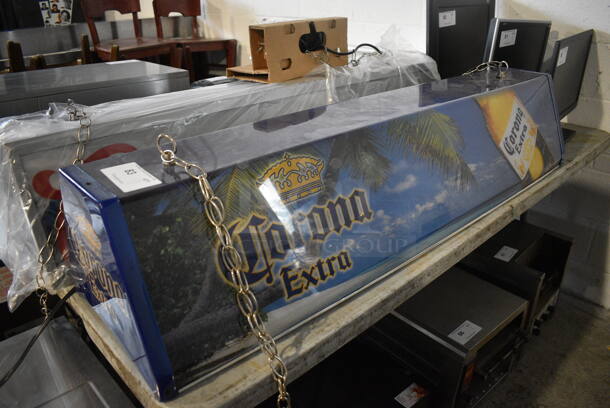 BRAND NEW! Corona Extra Ceiling Mount Light Fixture. 50.5x13x11