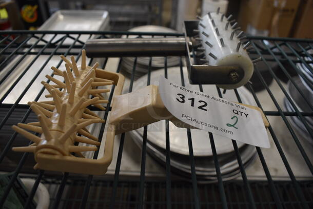 2 Dough Dockers; Metal and Poly. 5x2.5x8, 5.5x2.5x8. 2 Times Your Bid! - Image 1 of 4