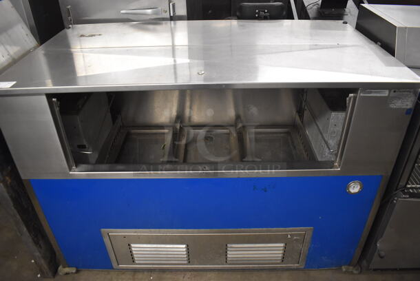 Colorpoint Stainless Steel Commercial Cooler. 120 Volts, 1 Phase. 61x34x43. Cannot Test Due To Missing Power Cord - Image 6 of 6