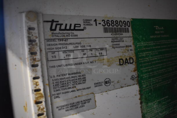 True TPP-67 Stainless Steel Commercial Pizza Prep Table on Commercial Casters. 115 Volts, 1 Phase. 67x32x42. Tested and Powers On But Temps at 49 Degrees - Image 8 of 8