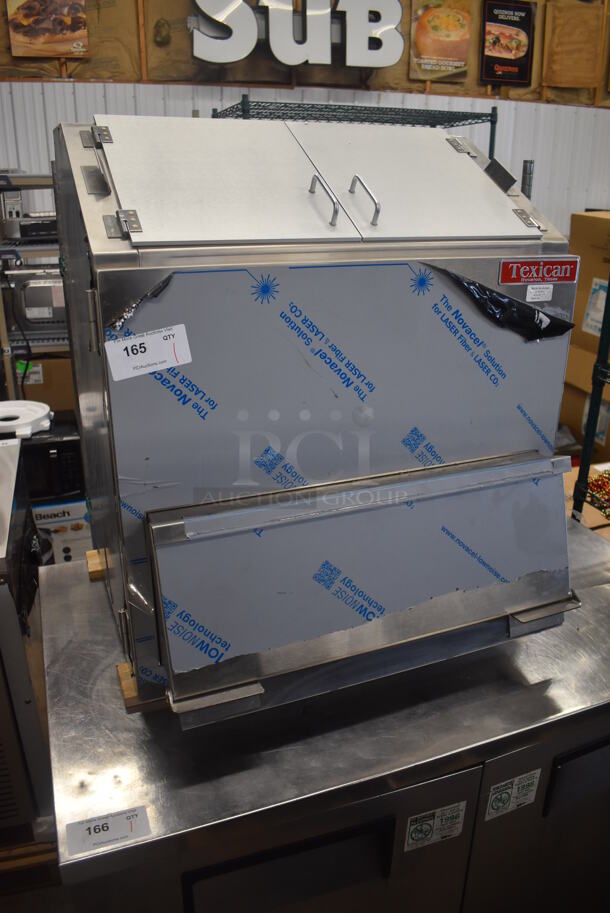 BRAND NEW! Texican Stainless Steel Commercial Tortilla Chip Warmer. 120 Volts, 1 Phase. 29x26x33. Tested and Working! - Image 3 of 10