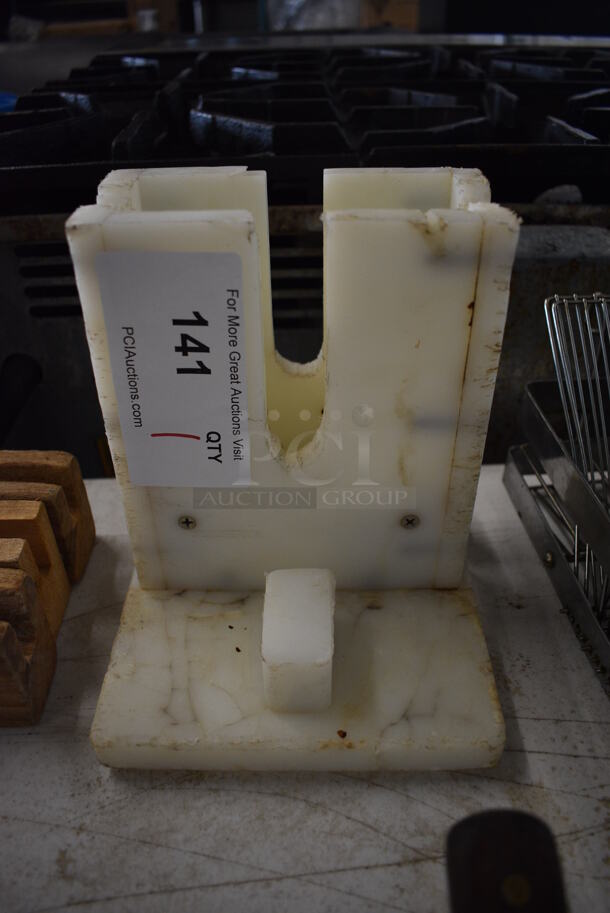 White Countertop Bagel Slicer Frame. No Blade. 6.5x7x8 - Image 2 of 3