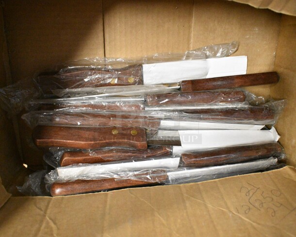 6 BRAND NEW! Boxes Including 10055817 Steak Knives, 6 Browne 57.3180 Eclipse Spoons. 6 Times Your Bid!  - Image 3 of 9
