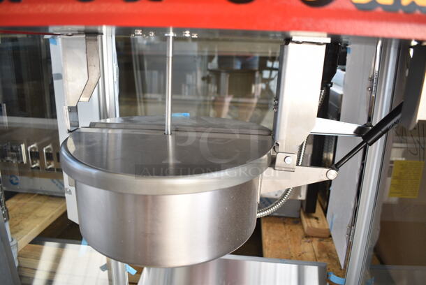BRAND NEW SCRATCH AND DENT! Paragon TP-12 Metal Commercial Theater 12 oz. Popcorn Machine. 120 Volts, 1 Phase. Tested and Does Not Power On - Image 5 of 7
