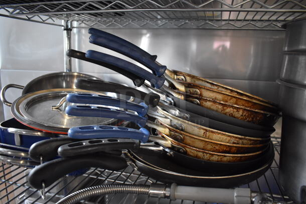 ALL ONE MONEY! Tier Lot of Various Items Including Metal Skillets, Metal Bins and Cream Pitchers - Image 3 of 6