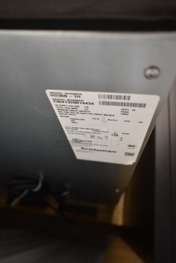 BRAND NEW SCRATCH AND DENT! 2023 Scotsman HD30B-1H Stainless Steel Commercial Ice Bin Hotel Dispenser. 115 Volts, 1 Phase.  - Image 7 of 7