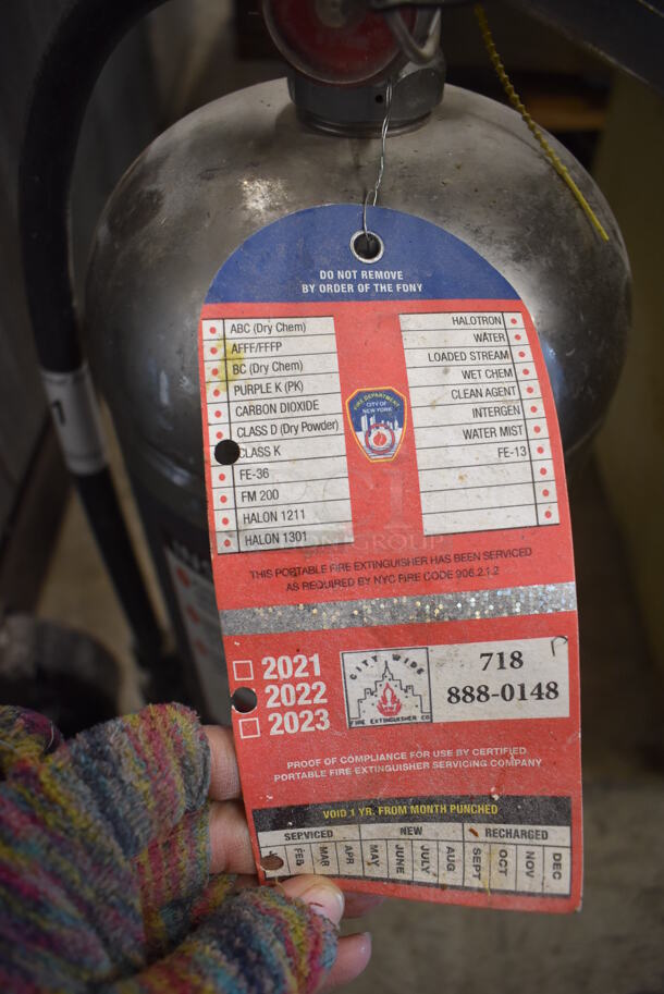 Badger Wet Chemical Fire Extinguisher. 9x7x19. Buyer Must Pick Up - We Will Not Ship This Item - Image 3 of 4