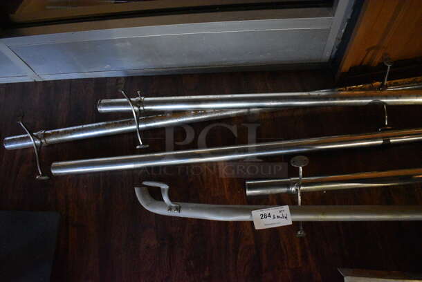 ALL ONE MONEY! Lot of Metal Foot Rails. Includes 85". (lounge) - Image 2 of 4