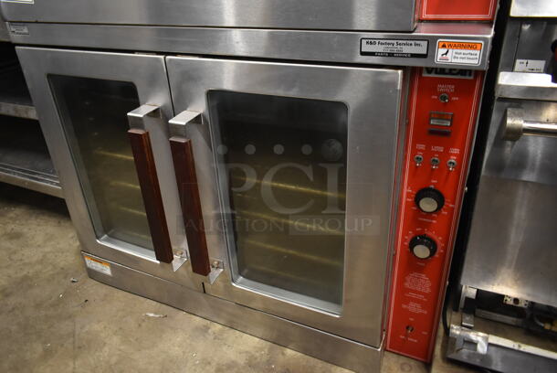 2 Vulcan Stainless Steel Commercial Natural Gas Powered Full Size Convection Oven w/ View Through Doors, Metal Oven Racks and Thermostatic Controls. 2 Times Your Bid! - Image 3 of 5