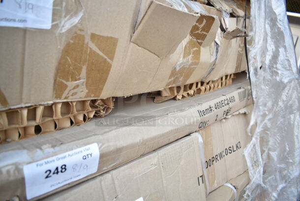 Box of 2 BRAND NEW SCRATCH AND DENT! Regency 460EC2460 24" x 60" NSF Chrome Wire Shelf. May Be Missing Pieces.  - Image 2 of 3