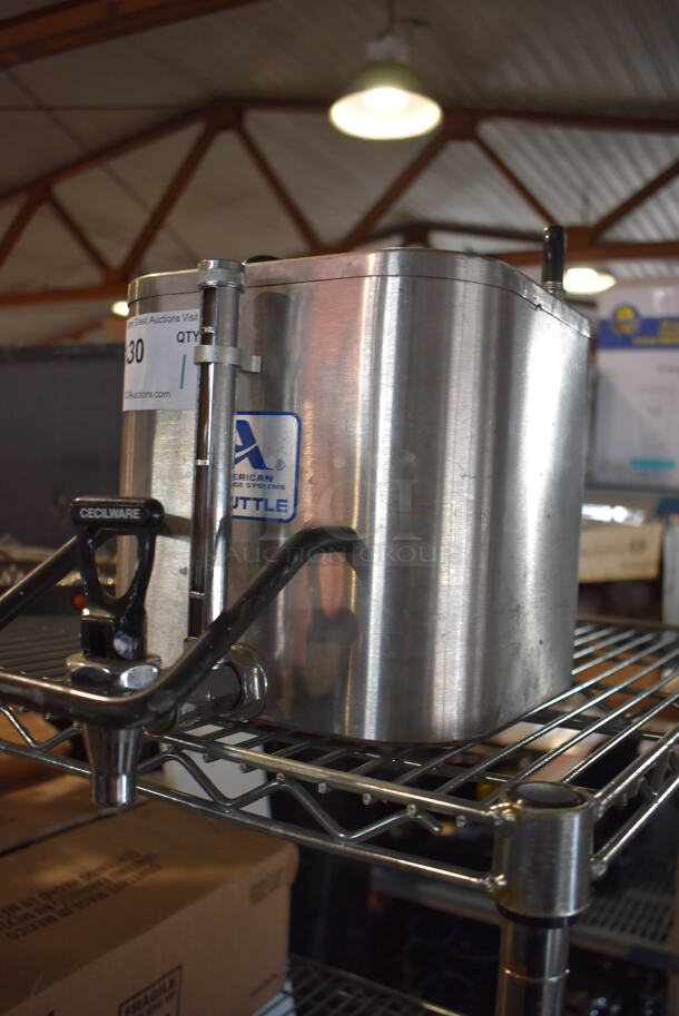 Stainless Steel Satellite. Missing Lid. 9x15x11 - Image 3 of 6