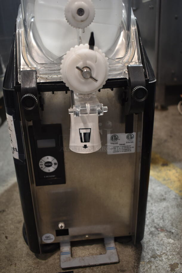 Metal Commercial Countertop Single Hopper Slushie Machine. No Lid. Tested and Powers On But Does Not Get Cold - Image 3 of 6