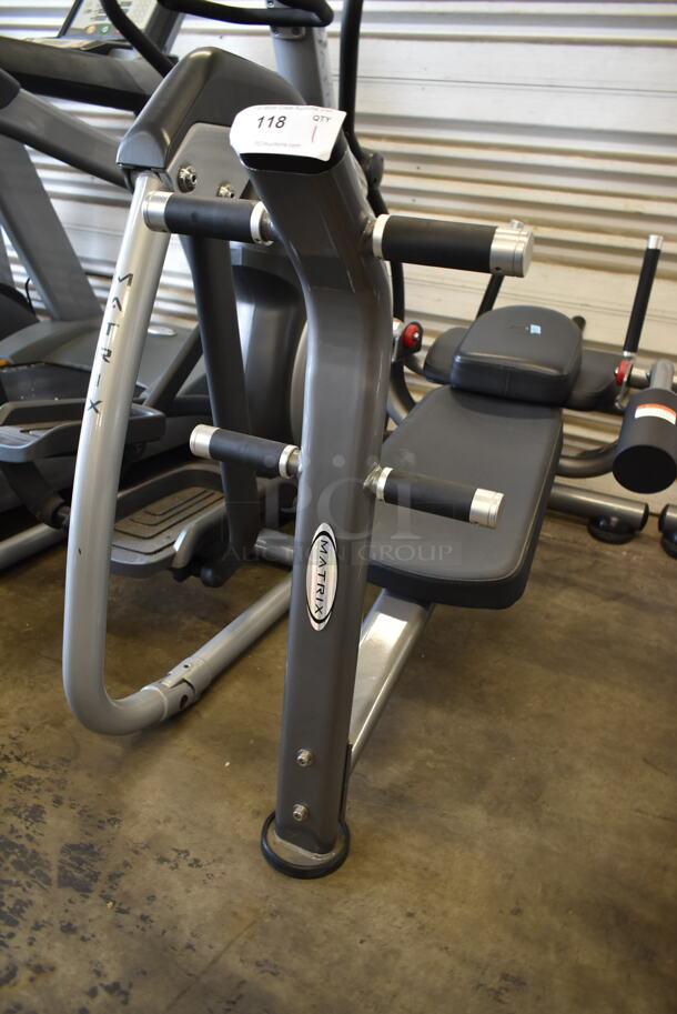 Matrix Commercial Floor Style Abdominal Crunch Bench. - Image 3 of 7