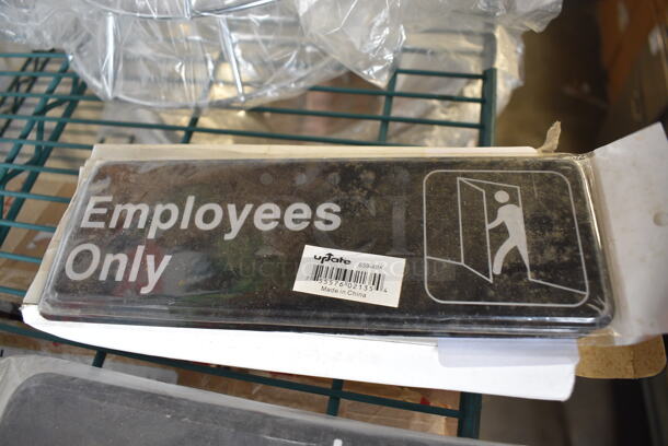 6 BRAND NEW IN BOX! Employees Only Signs. 9x3. 6 Times Your Bid! - Image 2 of 3