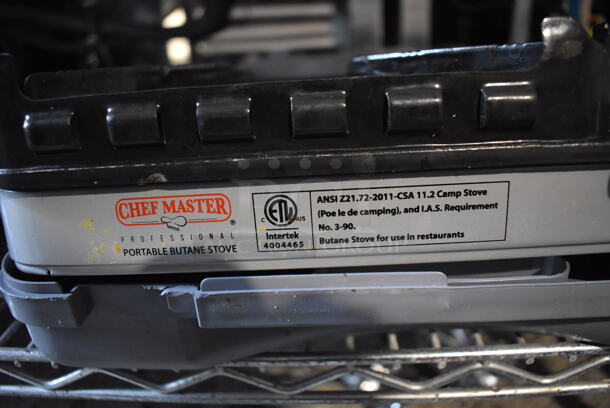 Chef Master Metal Countertop Butane Gas Powered Single Burner Range in Hard Case - Image 4 of 5