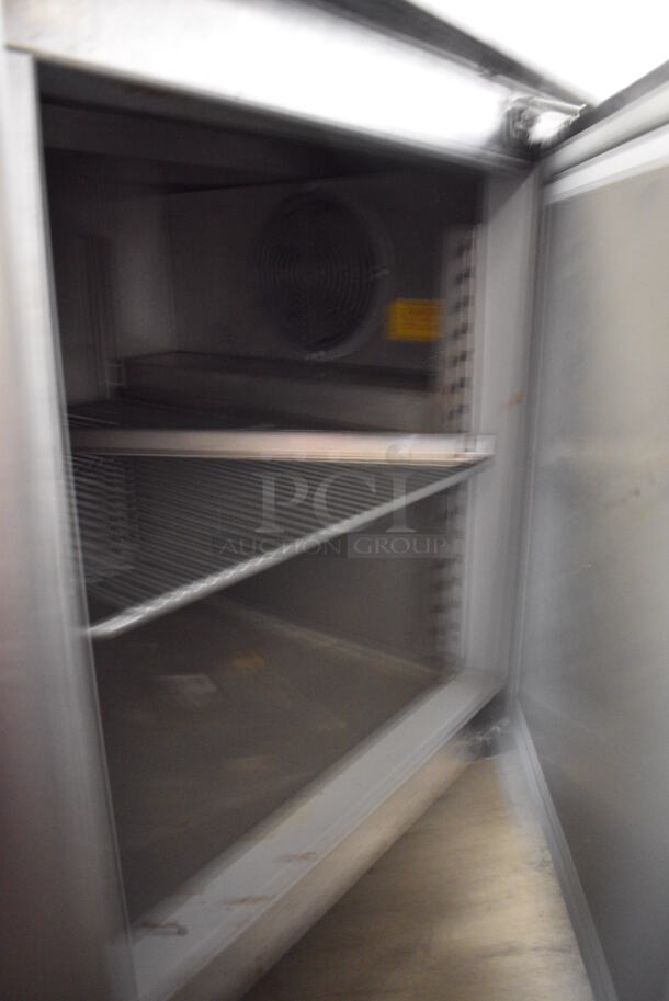 Kairak Model EDFT90 Stainless Steel Commercial Prep Table on Commercial Casters. 115 Volts, 1 Phase. 93x33x46. Tested and Working! - Image 4 of 12