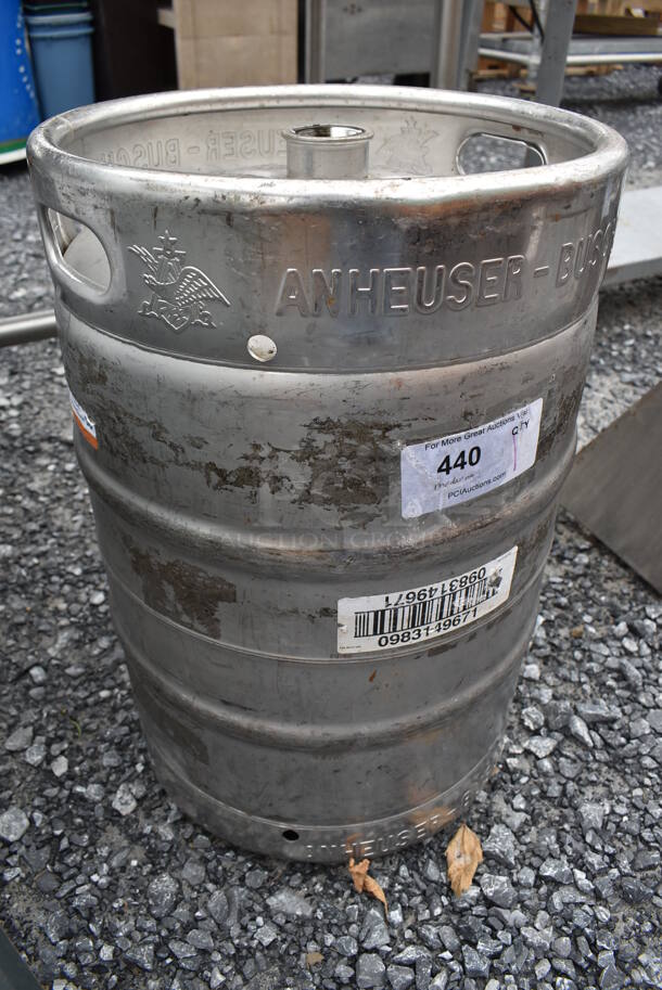 Metal Half Barrel Keg. 15.5x15.5x23 - Image 4 of 4
