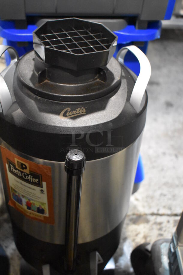 2 Curtis TXSG1501S600 Stainless Steel Coffee Urn Dispenser. 9x14x23. 2 Times Your Bid! - Image 3 of 6