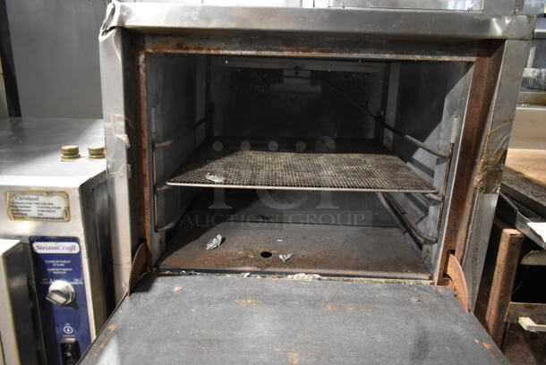Prince Castle Stainless Steel Commercial Natural Gas Powered Single Deck Pizza Oven. - Image 4 of 5