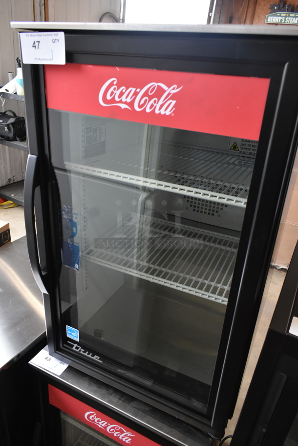 2024 True GDM-06-34-HC Metal Commercial Single Door Mini Cooler Merchandiser w/ Poly Coated Racks. 115 Volts, 1 Phase. Tested and Working! - Image 1 of 5