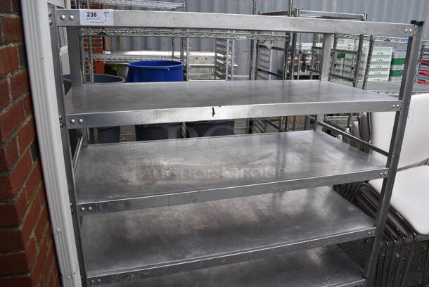 Metal 5 Tier Cart on Commercial Casters. 59x27x65 - Image 4 of 7