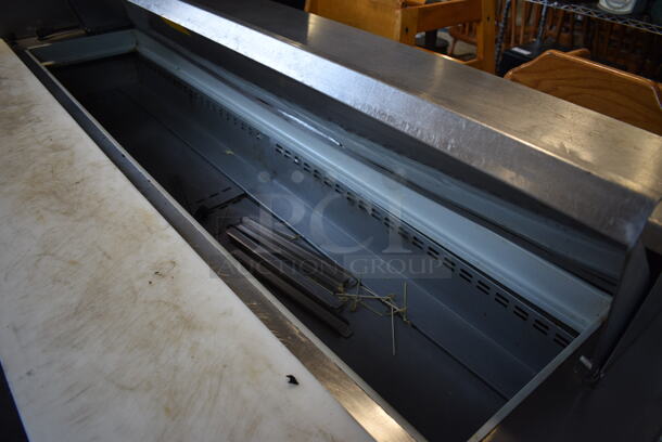 Migali G3-SP72-18 Stainless Steel Commercial Sandwich Salad Prep Table Bain Marie Mega Top on Commercial Casters. 115 Volts, 1 Phase. 72x30x44. Tested and Working! - Image 3 of 7