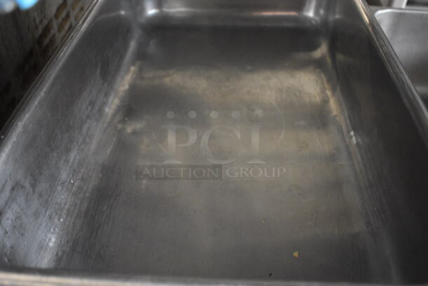 9 Stainless Steel Full Size Drop In Bins. 1/1x4. 9 Times Your Bid! - Image 3 of 4