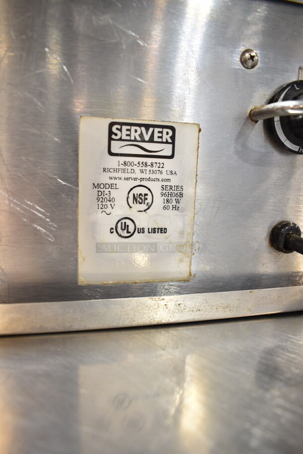 Server DI-3 Stainless Steel Warmer Frame. 120 Volts, 1 Phase. Tested and Working! - Image 5 of 5