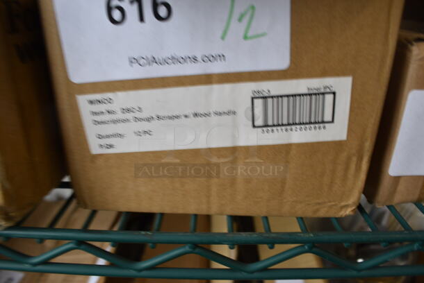 12 BRAND NEW IN BOX! Winco Stainless Steel Dough Cutters. 6x1x4.5. 12 Times Your Bid! - Image 2 of 3