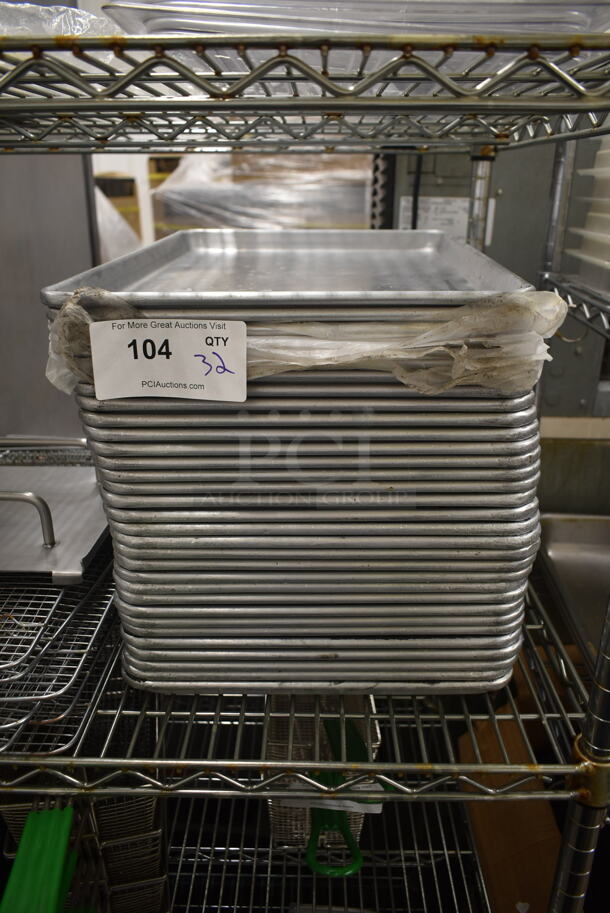 32 Metal Baking Pans. 32 Times Your Bid! - Image 1 of 3