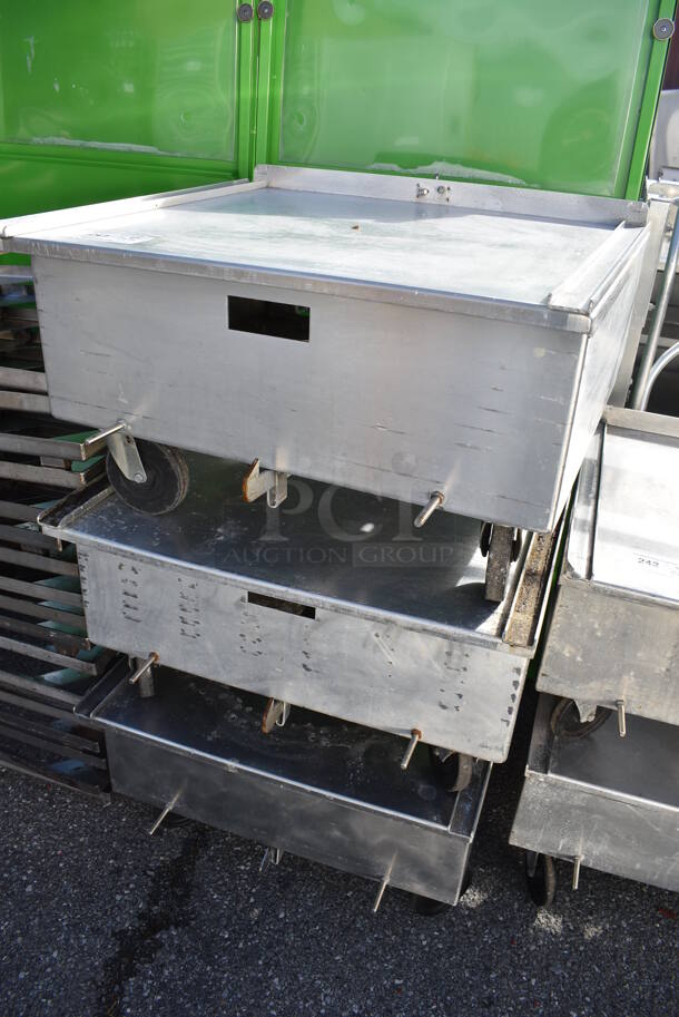 3 Metal Commercial Dollies on Commercial Casters. 27x27x17. 3 Times Your Bid! - Image 4 of 4