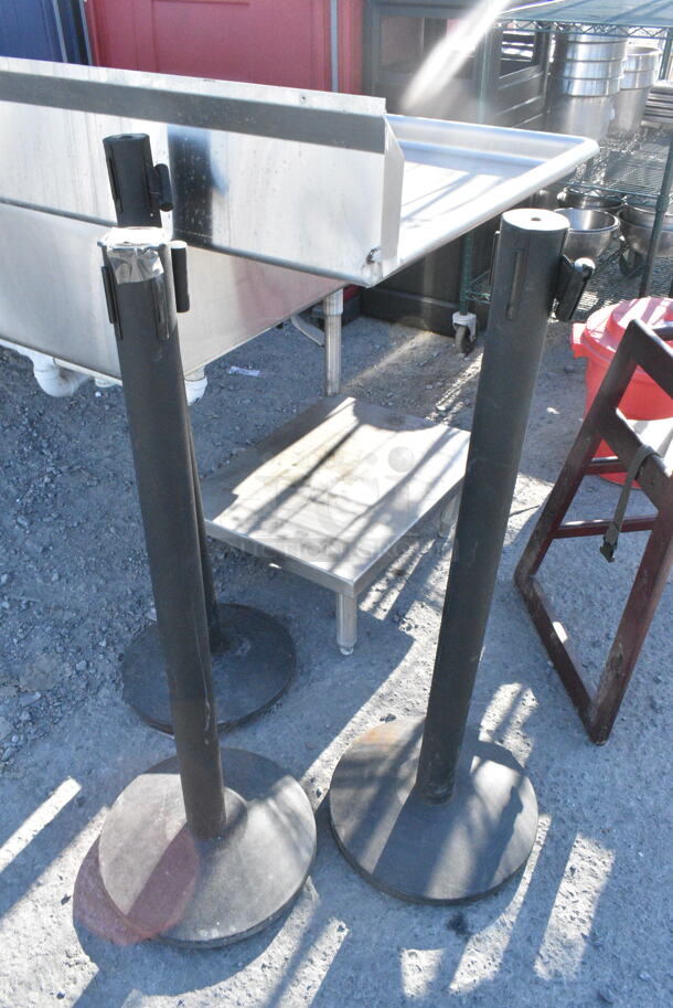 5 Various Items Including Chef Master Lettuce Spinner, High Chair and 3 Stanchions. 5 Times Your Bid!  - Image 6 of 7