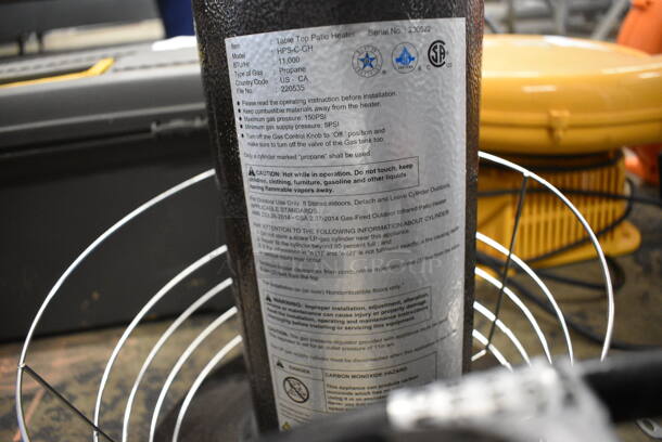 Hampton Bay Model HPS-C-GH Metal Commercial Table Top Propane Gas Patio Heater. 11,000 BTU. 21x21x38 - Image 4 of 4