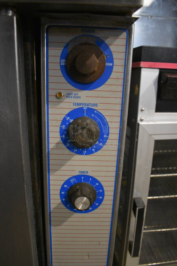 2 American Stainless Steel Commercial Propane Gas Powered Full Size Convection Oven w/ View Through Doors, Metal Oven Racks and Thermostatic Controls. 38x38x63. 2 Times Your Bid! - Image 5 of 9