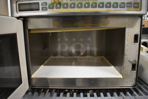 Menumaster Stainless Steel Commercial Countertop Microwave Oven. 16.5x21.5x13.5 - Image 3 of 4
