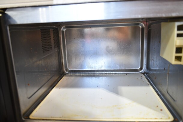 2017 Solwave 180MW1000D Stainless Steel Commercial Countertop Microwave Oven. 120 Volts, 1 Phase.  - Image 4 of 5