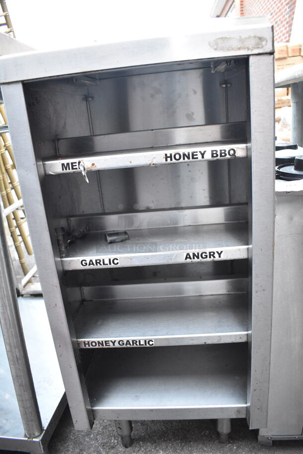Stainless Steel Commercial Counter q/ 4 Under Shelves.  - Image 2 of 3