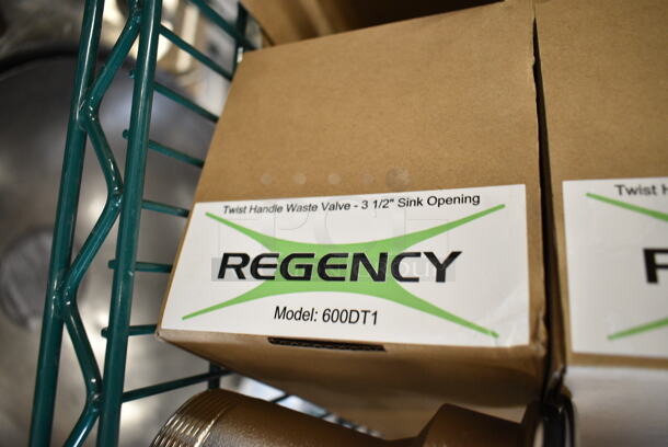 3 BRAND NEW SCRATCH AND DENT! Regency 600DT1 Twist Handle Waste Valve - 3 1/2" Sink Opening. 3 Times Your Bid! - Image 3 of 3