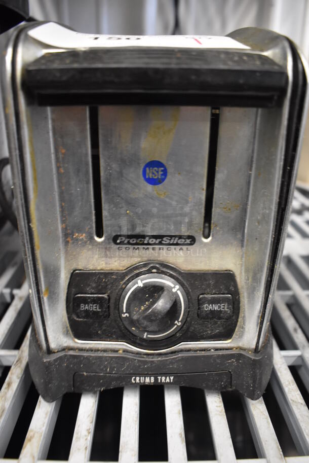Proctor Silex Chrome Finish 2 Slot Toaster. 6.5x12x8 - Image 4 of 5