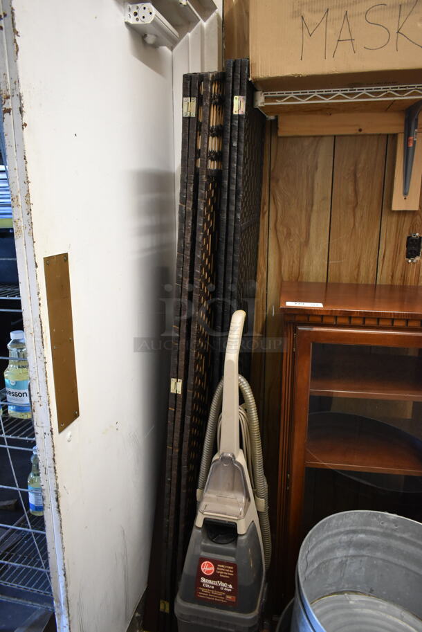 ALL ONE MONEY! Lot of TV Stand, Floor Cleaner and Metal Tubs. BUYER MUST REMOVE. (hallway) - Image 7 of 7