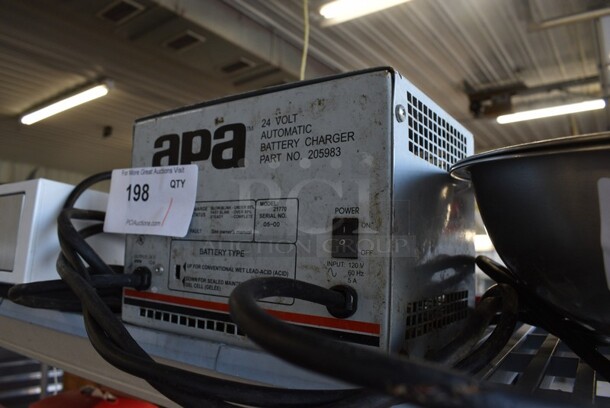 apa Metal 24 Volt Automatic Battery Charger. 9x6x6.5. - Image 3 of 3