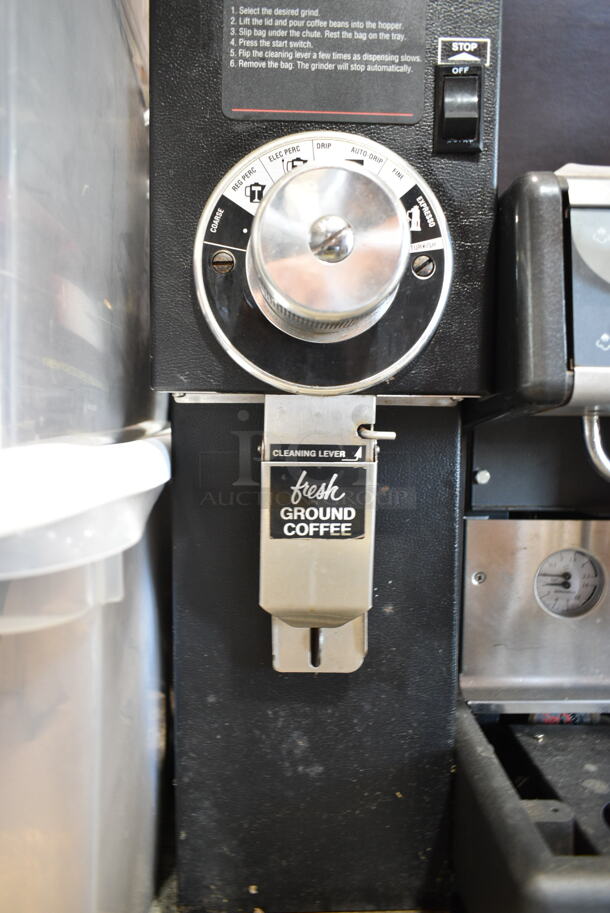 Bunn G3 HD BLACK Metal Commercial Countertop Coffee Bean Grinder. 120 Volts, 1 Phase. Tested and Working! - Image 4 of 6