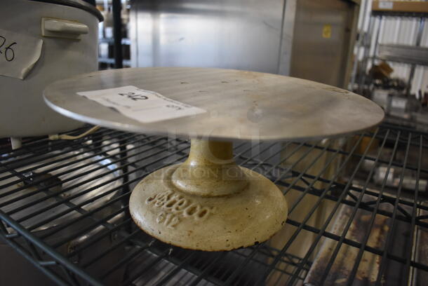 Ateco Metal Countertop Cake Stand. 12x12x5 - Image 2 of 3