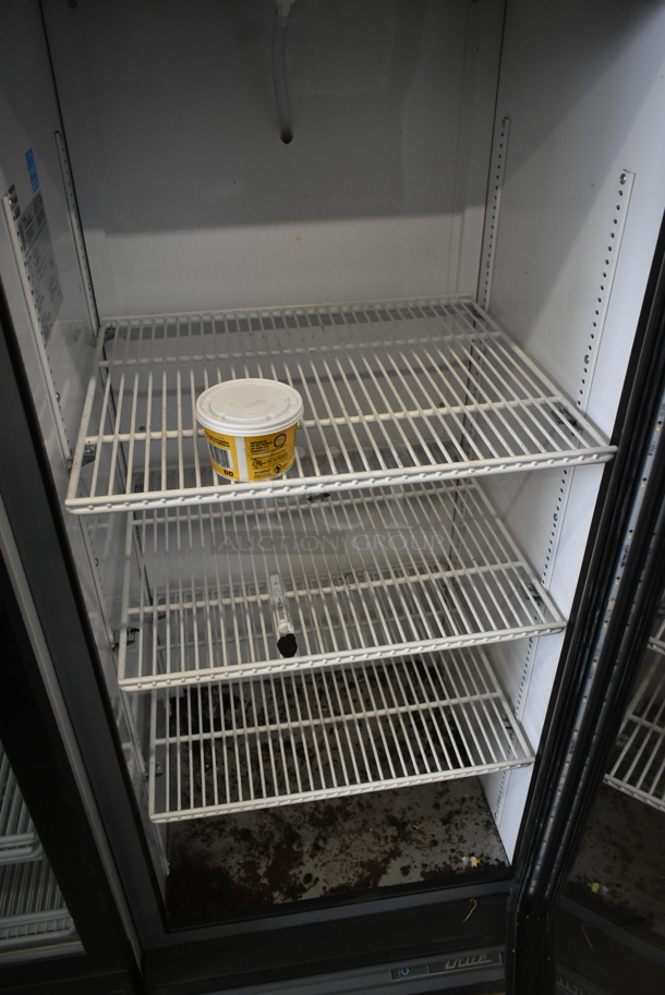 2018 True GDM-12-HC-LD ENERGY STAR Metal Commercial Single Door Reach In Cooler Merchandiser w/ Poly Coated Racks. 115 Volts, 1 Phase. Tested and Powers On But Does Not Get Cold - Image 3 of 4
