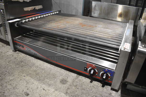 APW Wyott Model HRS-75 5T Stainless Steel Commercial Countertop Hot Dog Roller. 208/240 Volts, 1 Phase. 36x29.5x11 - Image 5 of 6