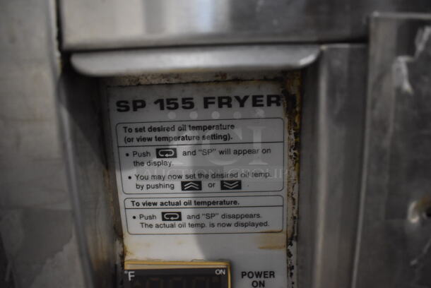 Baxter SP155G-M1826 Stainless Steel Commercial Natural Gas Powered Donut Fryer. 25x40x67 - Image 6 of 8