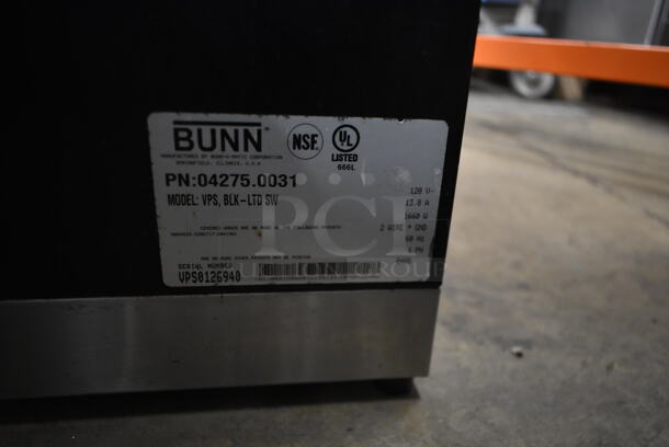 Bunn VPS Stainless Steel Commercial Countertop 3 Burner Coffee Machine. 120 Volts, 1 Phase.  - Image 5 of 5