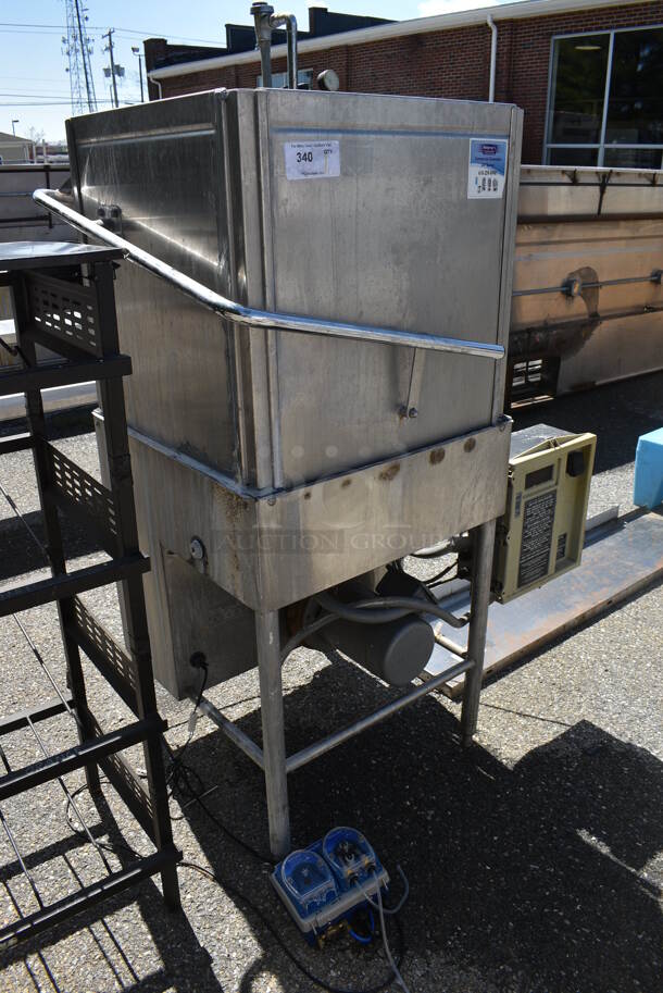 Hobart Model AM-14C Stainless Steel Commercial Corner Pass Through Dishwasher. 200-230 Volts, 3 Phase. 42x31x68 - Image 8 of 8