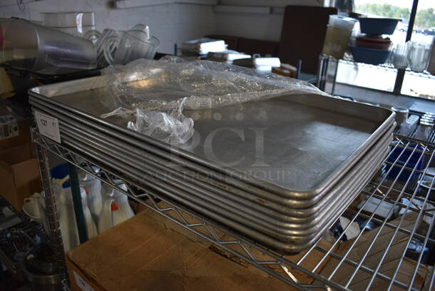 8 Metal Full Size Baking Pans. 18x26x1. 8 Times Your Bid! - Image 2 of 3